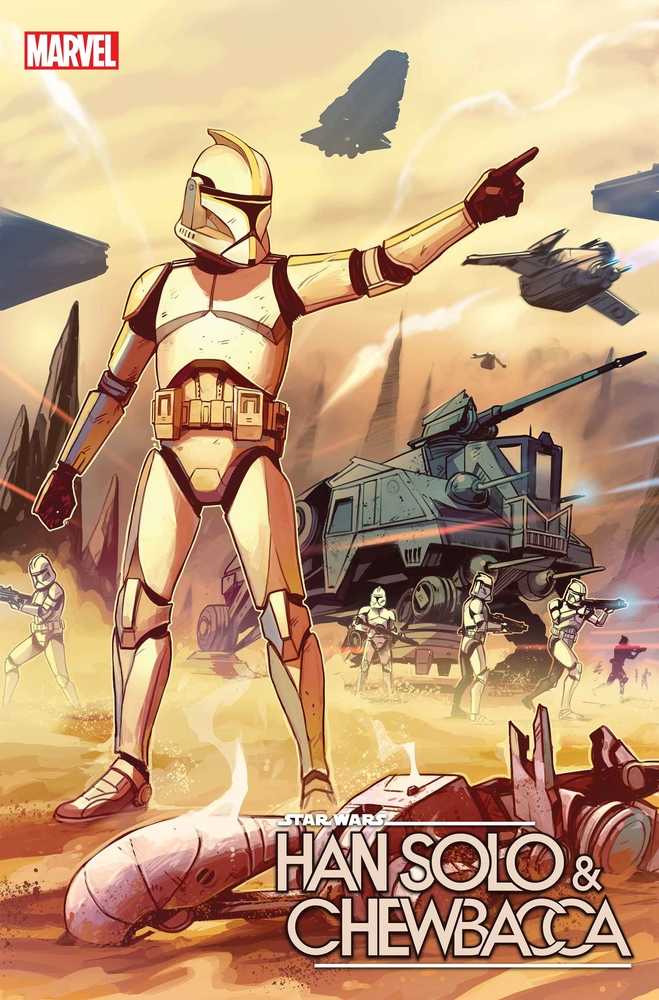 Star Wars Han Solo Chewbacca #8 Attack Clones 20th Anniv Variant