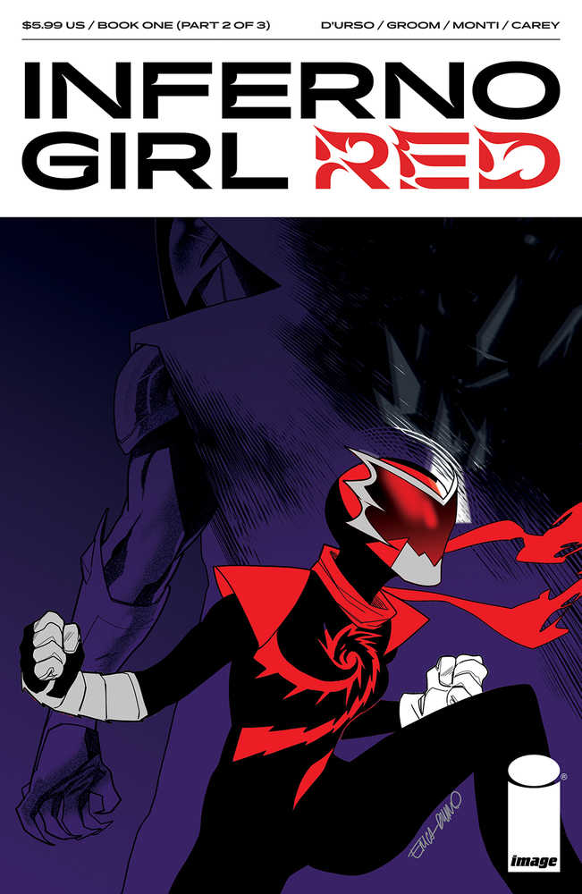 Inferno Girl Red Book One #2 (Of 3) Cover B Durso & Monti Mv