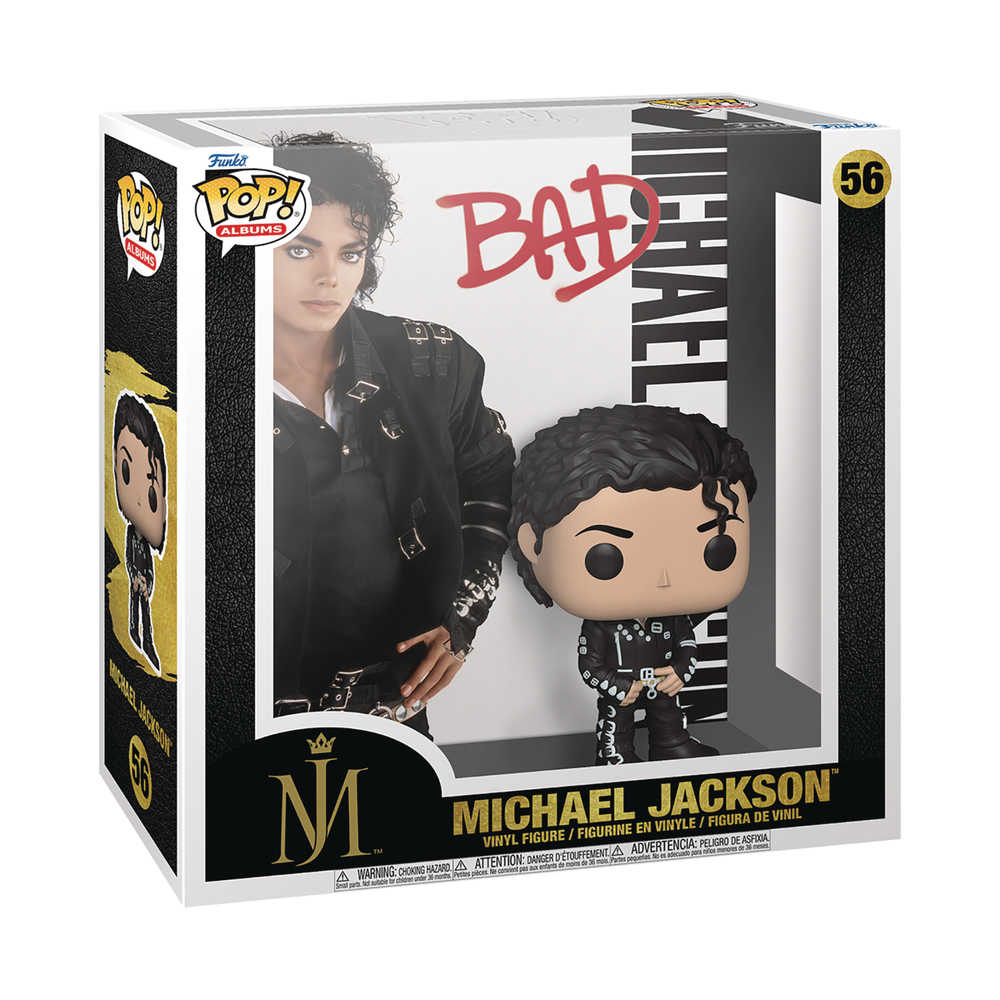 Pop Albums Michael Jackson Bad Vinyl Figure