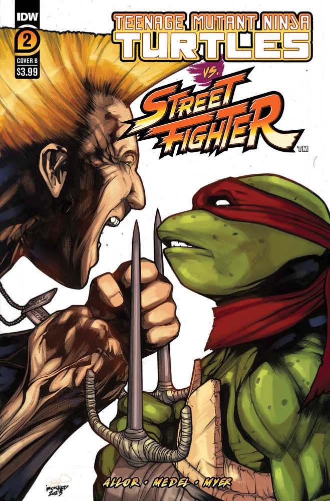 Teenage Mutant Ninja Turtles vs. Street Fighter #2 Variant B (Sanchez)