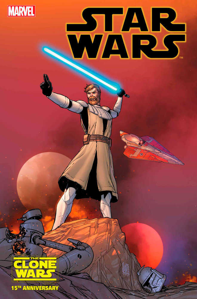 Star Wars 37 Giuseppe Camuncoli Obi-Wan Star Wars: Clone Wars 15th Anniversary Variant [Dd]