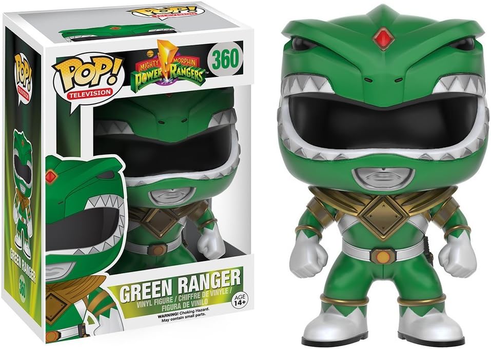 Pop TV Power Rangers Green Ranger Vinyl Figure (Box has slight crease on side)