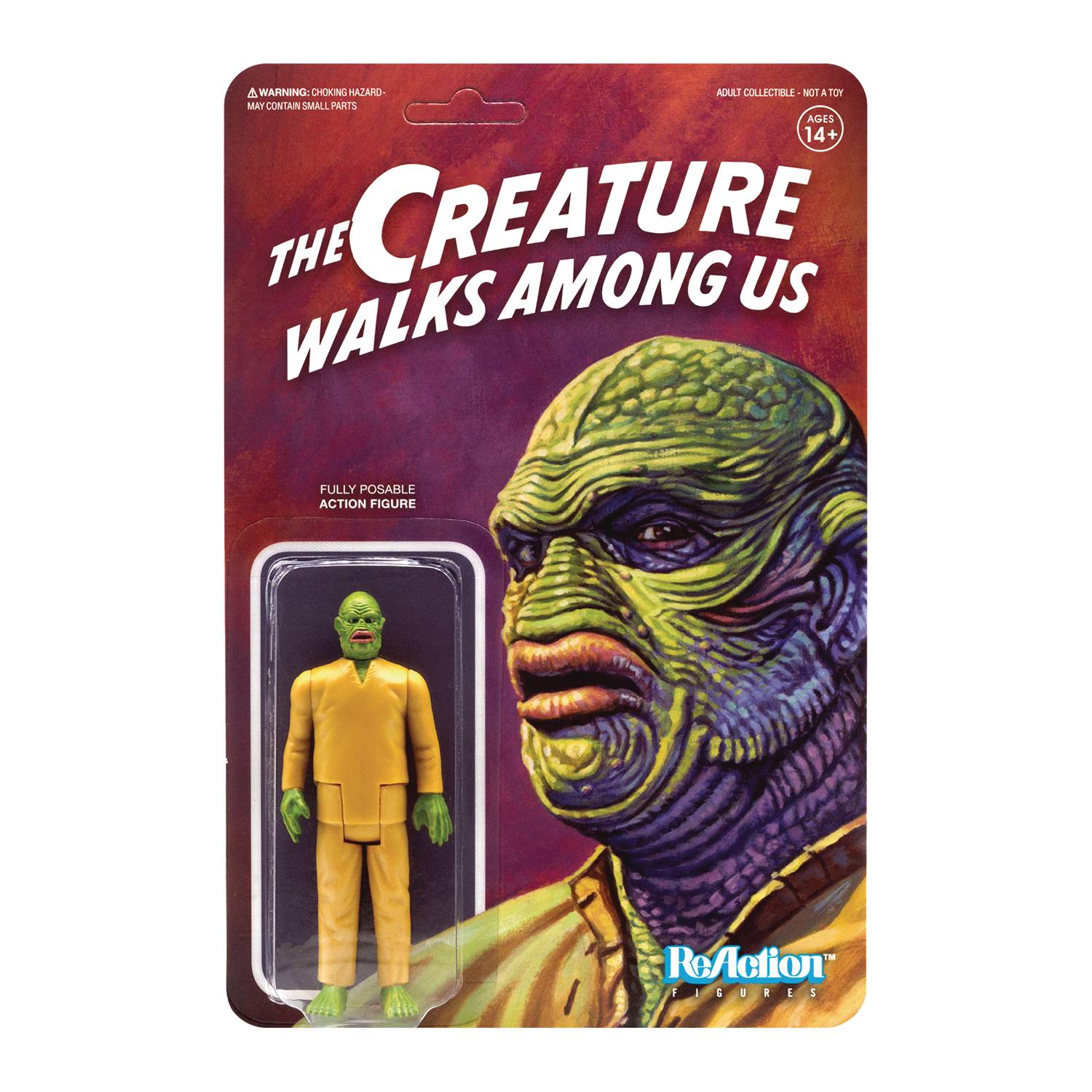 UNIVERSAL MONSTERS THE CREATURE WALKS AMONG US REACTION FIG