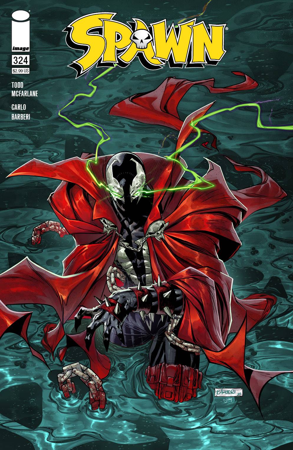 SPAWN #324 CVR B BARBERI