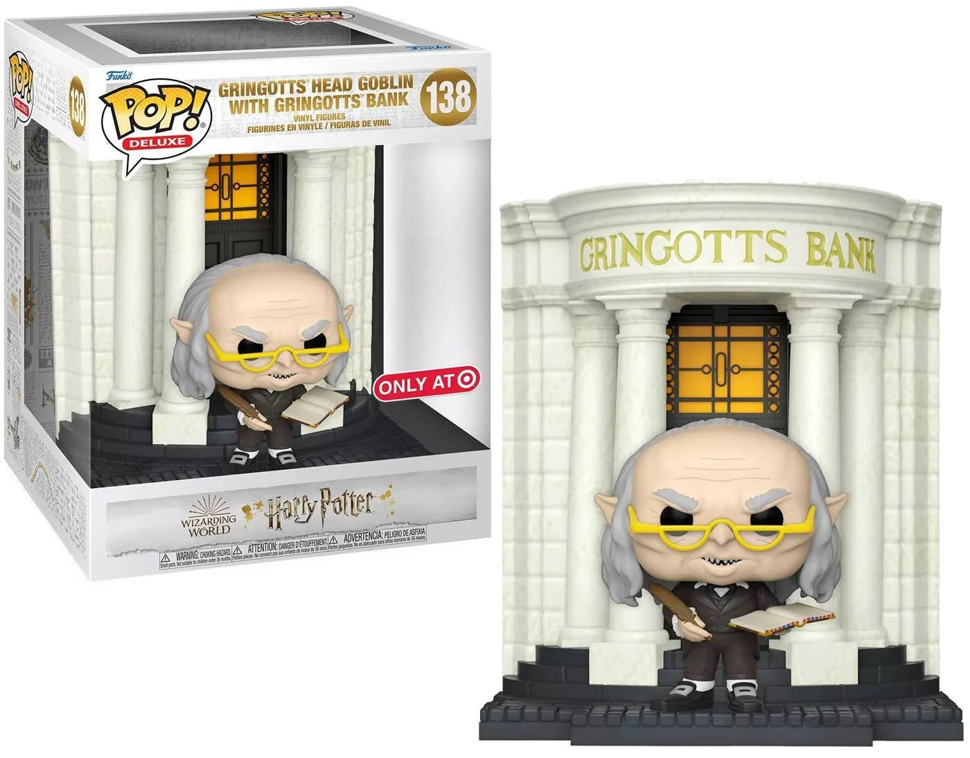 Harry Potter Head Goblin with Gringotts Bank Diagon Alley Pop! Deluxe (Target Exclusive)