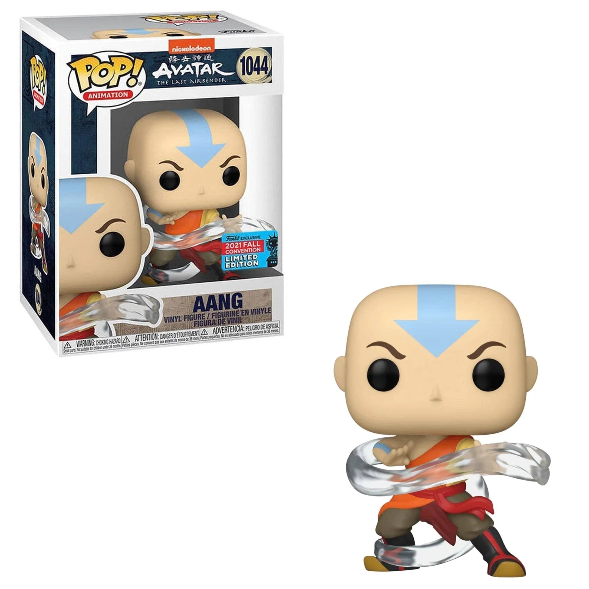 Funko Pop! Animation Avatar The Last Airbender Aang Fall Convention Exclusive